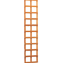 Hardhouten trellis rechthoek